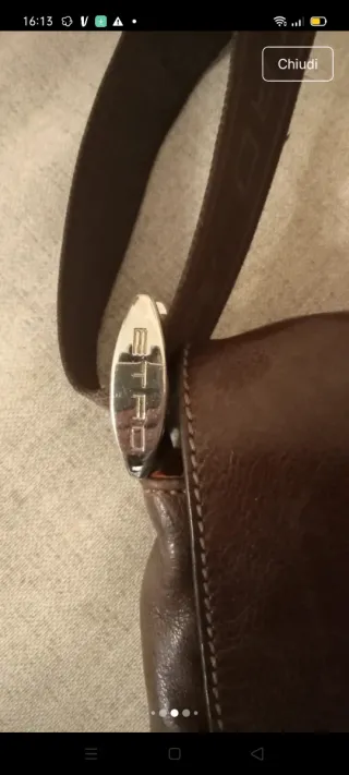 Borsello tracolla Etro uomo pelle marrone