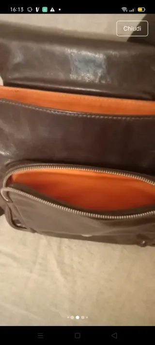 Borsello tracolla Etro uomo pelle marrone