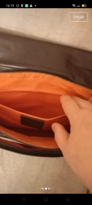 Borsello tracolla Etro uomo pelle marrone