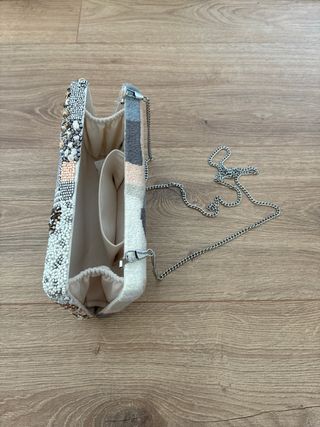 Bolso de fiesta rosa pastel