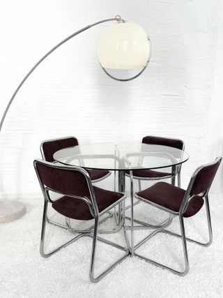 MESA COMEDOR GASTONE RINALDI. ITALIA 60s