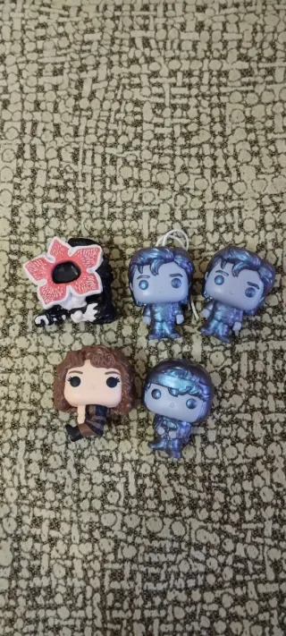 5 Figuras Funko Pop Stranger Things Kinder Joy