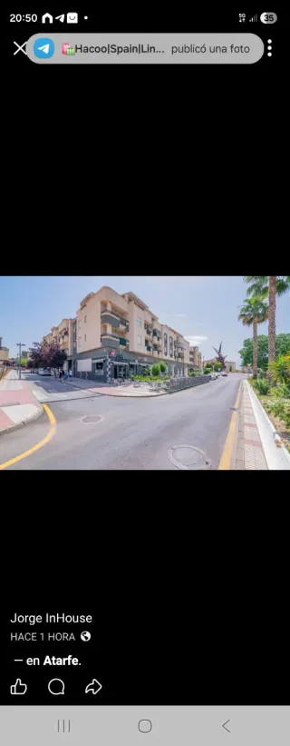 Se alquila piso cerca del tanatorio de atarfe...