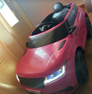 Coche eléctrico infantil rosa
