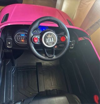 Coche eléctrico infantil rosa