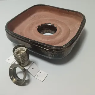 25CM APLIQUE PARED CERÁMICO 70S