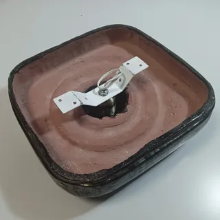 25CM APLIQUE PARED CERÁMICO 70S