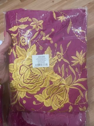 Manterol de flamenca bordado