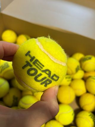 50 pelotas de tenis Dunlop y Head