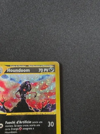 Carta Pokemon Houndoom holo Aquapolis