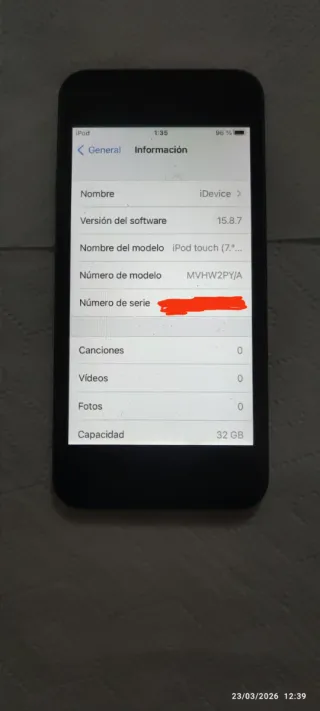 iPod Touch 7ª Gen Negro
