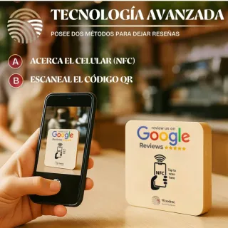 Supporto Google Reviews NFC Woodme