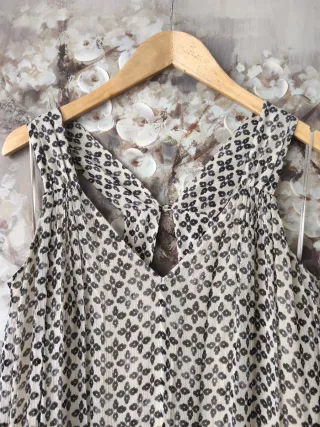 Vestido largo Massimo Dutti estampado