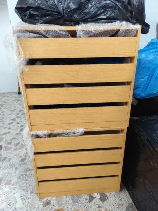Cajoneras de madera (2 unidades)
