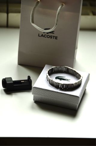 Pulsera Lacoste Plata