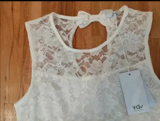 Abito da cerimonia bambina pizzo bianco