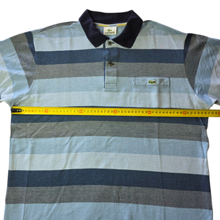 Polo Lacoste Rayas Talla L Hombre