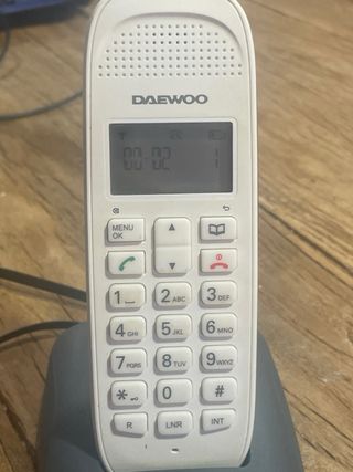 Teléfono fijo Daewoo blanco