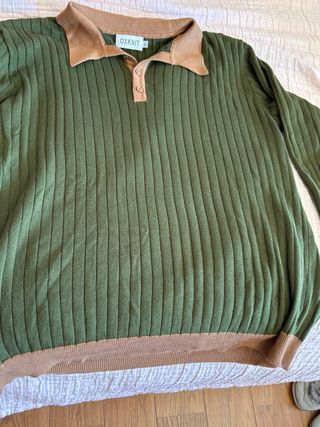 Jersey Oxknit Retro Verde y Marrón