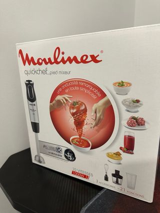 Batidora Mano Moulinex QuickChef 1000W