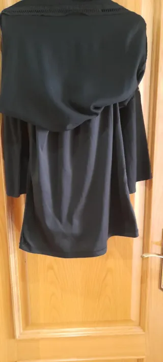 Vestido Boho Bershka Negro Talla Única