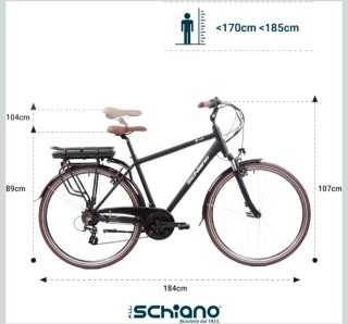 Bicicleta Eléctrica 250W. 28" Talla M.