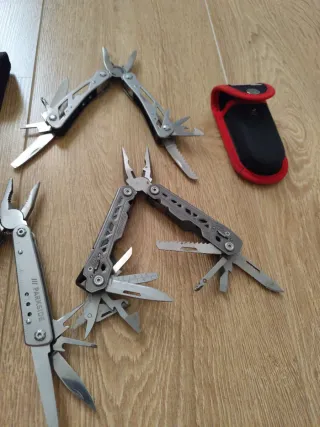 Set di tre coltelli multiuso in acciaio inossidabile