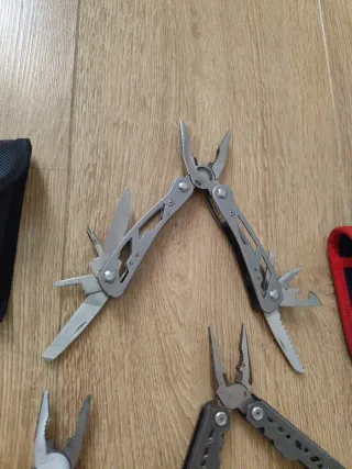 Set di tre coltelli multiuso in acciaio inossidabile