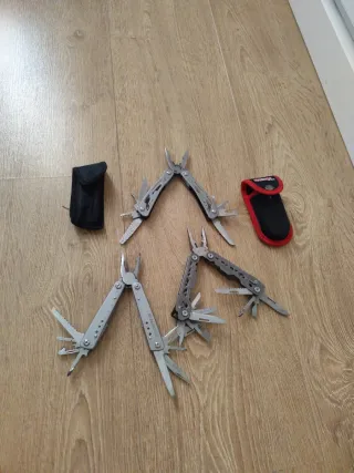 Set di tre coltelli multiuso in acciaio inossidabile