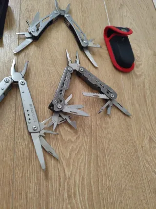 Set di tre coltelli multiuso in acciaio inossidabile