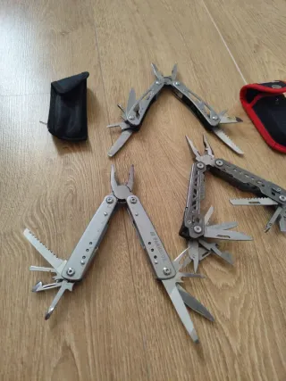 Set di tre coltelli multiuso in acciaio inossidabile