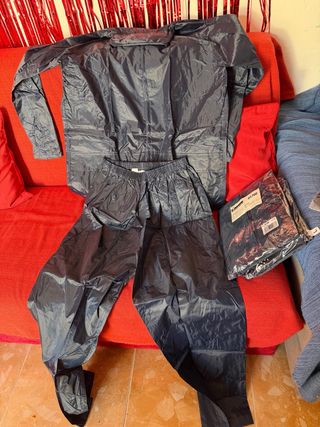 Chubasqueros impermeables azul marino