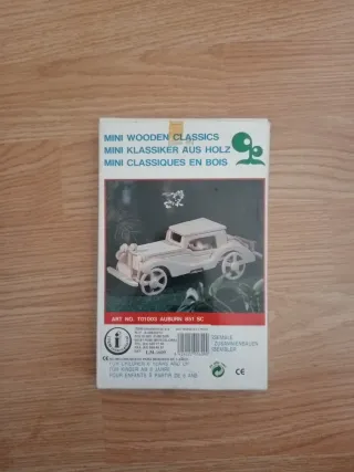 Maqueta Madera Coche Clásico Auburn 851 SC