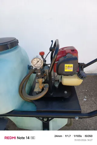 Carretilla fumigar 100l con motor honda 4 tiempos