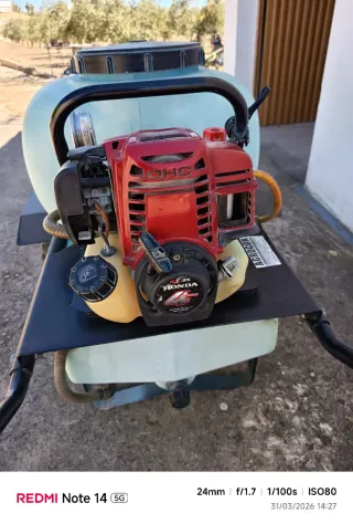 Carretilla fumigar 100l con motor honda 4 tiempos