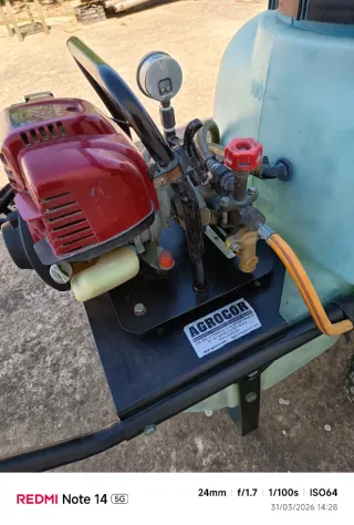 Carretilla fumigar 100l con motor honda 4 tiempos
