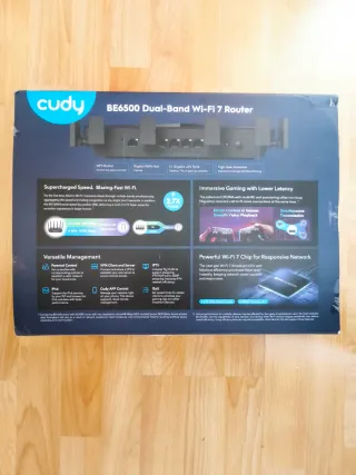 Router Cudy WiFi 7 BE6500 Doble Banda