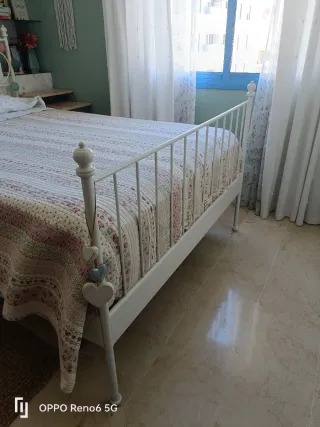 Cama Forja 140x200cm modelo LEIRVIK.