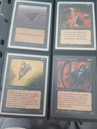 Lote Cartas Magic The Gathering Antiguas