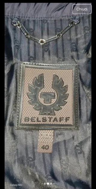 Piumino lungo Belstaff donna nero