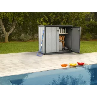 Armario Exterior Resina  Keter 139x77x120cm Arcon