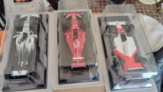 3 Maquetas F1 Mercedes, Ferrari, Honda
