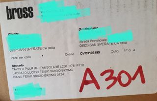 Tavolo Roche Bobois Pulp Rettangolare Grigio