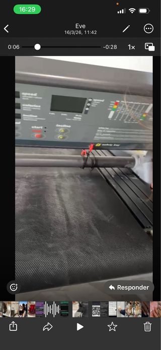 Cinta de correr con inclinación