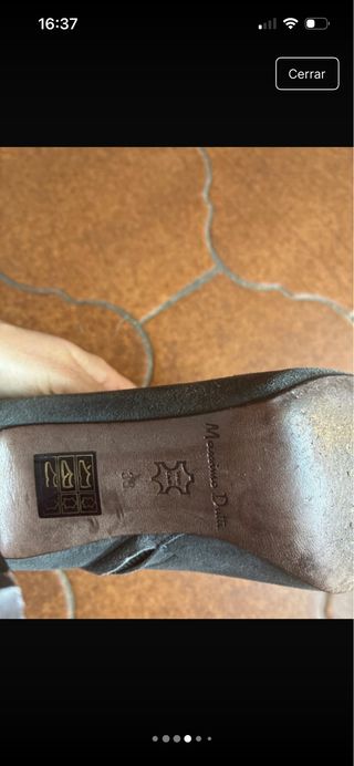 Botines tacón Massimo Dutti