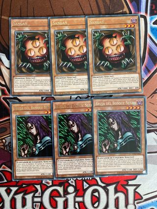 Lote 3x Sangan + 3x Bruja del Bosque Negro