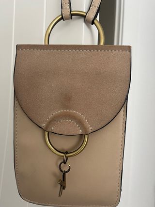 Bandolera Martina K Beige y Dorado