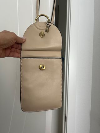 Bandolera Martina K Beige y Dorado