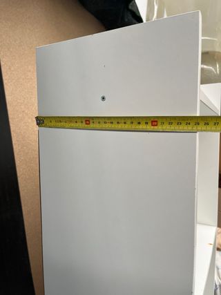 Estantería auxiliar blanca