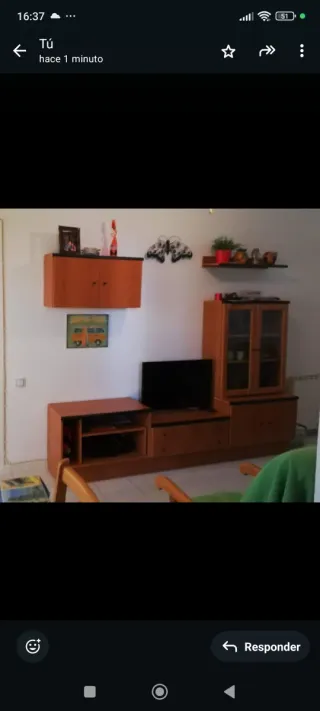 Mueble de salón de madera